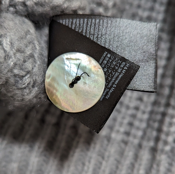 H&M blue cardigan sweater in size S - Picture 8 of 8